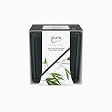 ipuro - dekorative black bamboo Duftkerze - minimalistische & puristische Duftkerzen im Glas - intensive mit grünen holzigen Noten - stilvolle Kerze 125 g, Klar
