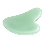 DEEINN Gua Sha Gesichtsbehandlung, Jadestein, herzförmiges Brett, Kratzmassagegerät, Anti-Falten-Werkzeug, Spa, Anti-Aging-Massagegerät, Jadestein-Gesichtspflegegerät, Schönheitsgerät für das Gesicht