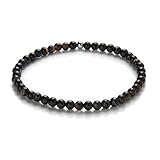 Sardonyx Armband - Edelstein-Armband - Kugel-Armband 4mm - Perlenarmband (Sardonyx)