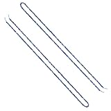 Hobbspring 2 Strang Facettierte Runde kleine Edelsteine 2mm Natürliche Lapislazuli-Perlen Stränge Ca. 356 Stück Natürliche Edelstein Perlen Lose Abstandshalter Zur Schmuckherstellung DIY-Handwerk