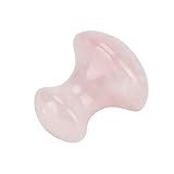 Akozon Werkzeug Natürliche Rosenquarz Crystal Massage Stein Pilz-förmige Gesicht Augen Massieren Tool