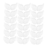 SHINEOFI 18 Stück Engelsflügel-Dekoration Engelsflügel-Set Halloween-partygeschenke Gestickte Engelsflügel Engel-Accessoires Engelsflügel Selber Machen Engel Kostüm Zubehör Weiß Plastik
