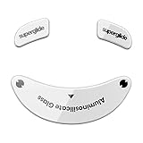 Pulsar Gaming Gears Superglide – schnellste und glatteste Mausfüße/Schlittschuhe aus ultrastarkem, makellosem Glas, superschnelle, Glatte und langlebige Sohle für G-Wolves Hati-S Wireless