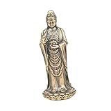 KESOTO Mini Guan Yin Statue, Sammlung Aus Metall, Göttinnen Ornament für
