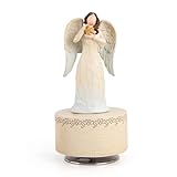YT3 Studio Engel-Spieluhr-Figur, handbemalte, rotierende Spielfigur, Geschenke für Frauen, Mutter, Muttertag, Geburtstag