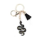 Personalisierter Schlüsselanhänger Aus Edelstahl, Eleganter Snake-Anhänger Und Fröhlichem Quaste, Das Geschenk Für Frauen, Guter Freundinnen Und Mamas, Geschenk Für Frauen, Schwester Geschenk