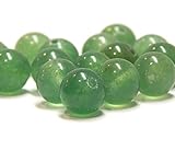 Aventurin Edelstein Grün Perlen, 8mm 6mm 4mm, Kugel, Halbedelsteine, Schmucksteine Schmuckherstellung Bastelzubehör Schmuckperlen (6mm - 18 Stück)