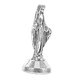HOOTNEE Mini Mariä Statue Religiöse Figur für Zuhause Katholische Segenssymbol für Miniaturfigur der Jungfrau für Altar und