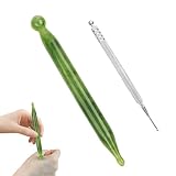 Akupressurstift,Akupunkturstift,Harz Akupressurstift zum Gesichtsschaben,Akupressur Stab,mit Akupunkturstift aus Edelstahl,für Massage,Akupressur,Schulter,Rücken und Beinentspannung