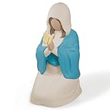 IDISON Statue der Jungfrau Maria, religiöse Geschenke zur Ermutigung und Heilung der besten Wünsche für Frauen, Konfirmationsgeschenke aus Harz für Teenager Mädchen