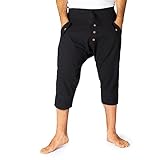 PANASIAM Yogi Shorts, Unisex, Black, M