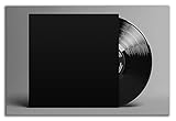 DARO Design - Wand-Bild auf 6mm HDF 30x20 cm Musik Schallplatte LP schwarzes Cover - Wand-Deko Bilder Geschenk