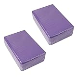 Yoga Blöcke 2er Set, Hochdichte EVA Schaumstoff Yogaklotz Fitness Klotz, Yoga Klötze Yogablock für Yoga und Pilates, Meditation, Entspannung & Dehnhilfe, Yoga Würfel für Anfänger Fortgeschrittene
