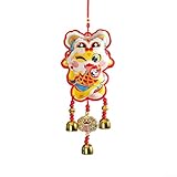 Spring Festival 2025 Deko Windspiel Anhänger mit Schlangenmotiv für Wohnzimmer (3)