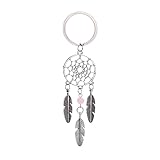 Traumfänger-Ornament – Boho-Fänger-Schlüsselanhänger | Traumfänger-Schlüsselanhänger | niedlicher Traum-Schlüsselanhänger | Traum-Schlüsselanhänger zum Aufhängen | 3DD Makramee-Catcher-Anhänger |