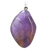 Ametrin Edelstein Schmuck | Ametrin Trommelstein | Silberschmuck | Ketten Anhänger
