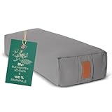 #DoYourYoga Yogabolster »Paravati« mit Bio-Buchweizenschalen (KBA), waschbarer Bezug, 67cm x 13cm, Meditationskissen/Sitzkissen/Zafukissen für Yin Yoga - Grau