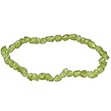 Lebensquelle Plus Peridot Splitterarmband | Hochwertiges Edelstein Armband