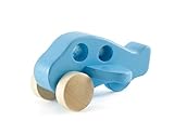 Hape Kleines Flugzeug - Holzflugzeug mit leichtgängigen Rädern, Baby- und Kleinkindspielzeug, fördert Geschicklichkeit & Kreativität, Motorikspielzeug, ab 10 Monaten
