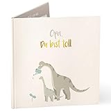 mintkind® 'Opa Du Bist Toll' Geschenkbuch I Bilderbuch für Opa zum Geburtstag, zu Weihnachten oder als Dankeschön I Fotobuch Sprüchebuch Geschenkidee