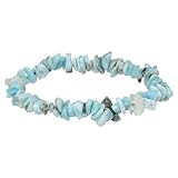 Lebensquelle Plus Larimar Splitterarmband | Hochwertiges Edelstein Armband