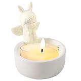 URHRHU Engel Kerzenhalter Süße Engel Deko Angel Teelichthalter Engel Kerzenständer Angel Candle Holder Niedliche Engel Stumpen Perzenhalter Ornamente