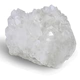 XIANNVXI Kristalle Bergkristall Druse Rohstein Natürliche Steine Edelsteine Groß Cluster Unregelmäßige Roher Heilsteine Geodenhöhlen Reiki Heilung Stein ca.50-70g