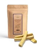 SALVIA | Palo Santo Natürliches 200g | Etwa 20-24 Einheit | Naturweihrauch | Räucherstäbchen | Eine Baumart, die gut brennt | Original aus Peru | Heiliges Holz | Reines Holz zur Energiereinigung