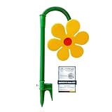 Neustanlo | Rasensprinkler Tanzende Blume | Farbe: Gelb | Bewässerung Sprenger beweglich | der ideale Spaß für den Garten