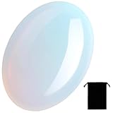 Natürlicher Opal Stein - 1,7' Handpolierter Sorgenstein Für Meditation & Energiearbeit - Heilsteine Opal Mit Glatter Oberfläche - Edelstein Für Entspannung Und Chakren Ausgleich
