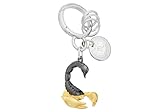 METALMORPHOSE - Schlüsselanhänger Charms Sternzeichen Skorpion - Sternbild Skorpion - Geschenk für Männer, Frauen und Kinder