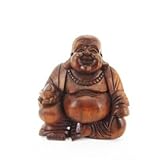 Ciffre 20cm Holz Happy Buddha