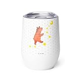 Mr. & Mrs. Panda Weinbecher Bär Träume - Geschenk, Träumen, Traum, Kelchglas, Teddy, Weinkelch, Traumdeutung, Weißweinglas, Modernes Weinglas, Rotweinglas
