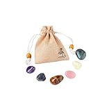 Namzi 1 Set natürlicher Kristall-Rohstein, 12 Sternzeichen, Stoffbeutel-Set, Steinbock, DIY, Kristall, Mineral Exemplar, Kindergeschenk, Ornament