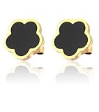 T TAKONE Kleeblatt Ohrringe Edelstahl – Elegante & Hypoallergene Ohrstecker, Bequem & Hautfreundlich für Damen & Mädchen