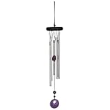 Woodstock Windspiel Chakra Chime, Silber, 46,9 cm