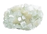 Stilbit auf Apophyllit Kristall I Edelstein I Heilstein I Cluster I Blickfang I Indien (400-600gr)