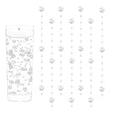 GEFIRE 18 Deko, Schwimmende Kerzen, Perlenschnur, Goldene Hochzeit Deko, Haarschmuck Hochzeit, Schwimmkerze, Kerze Silber, Geeignet Für Vasenfüller, Hochzeiten, Tischdekorationen (Weiss)