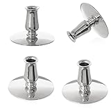 NKlaus 4X Kerzenhalter Messing v Kerzenständer Dünne Altarkerzen Bis Ø0,9cm Hochzeit 6732