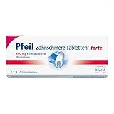 Pfeil Zahnschmerz-Tabletten forte Filmtabletten 10 St