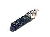 Chabottakra Edelstein Esoterik Spitze (Pendel Anhänger) in Amethyst, Bergkristall, Lapislazuli UVM. (Schneeflocken Obsidian)
