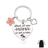 Tyqour Mama Schlüsselanhänger Geschenke für Mutter Muttertag Geschenk Beste Mama Geburtstagsgeschenk Muttertagsgeschenk für Mutter Geburtstag Geschenk Werdende Mütter Mother Keychain Gifts