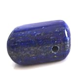 Lapis Anhänger für Herren | Echter Lapislazuli Edelstein Schmuck Ketten-Anhänger | Trommelstein Heilstein Anhänger
