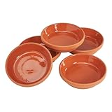 Terrakotta-Unterteller Innen-Ø 5-12 cm zur Auswahl Untersetzer Tontöpfe Innen-Ø 5 cm, 5 Stück