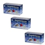 Ebersbacher Kerzen Sparpack 150 Pyramidenkerzen rot 14x74mm (PK 50/500) (3 x 50 Stück) Vorteilspackung
