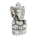 OriginalPaul Steinfigur - Ganesha groß 43cm hoch und 16kg schwer - frostsicher aus eigener Produktion