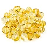 Bernstein Perlen im Barock-Stil - Poliert und Roh 100% Naturliche Baltischen Harz Stein 5–6 mm Lose mit Locher Mehrere Farben – Amber Culture
