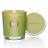 M&SENSE Duftkerzen im Glas Eukalyptus Salbei,290g Candle Duftkerze Natürliche Soja-Kerze,Bunte Kerzengeschenke für Frauen & Männer,Aromatherapie Kerze zur Entspannung,10.2 oz 55 Stunden Brenndauer