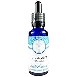 Blauquarz Edelstein Essenz 50ml, alkoholfrei mit Aleitung + Täschchen