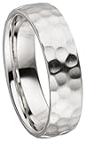 Kolibri Rings 925 Silber Partnerring Ehering Freundschaftsring Unisex Ring Hammerschlag - Gratis Gravur und Etui